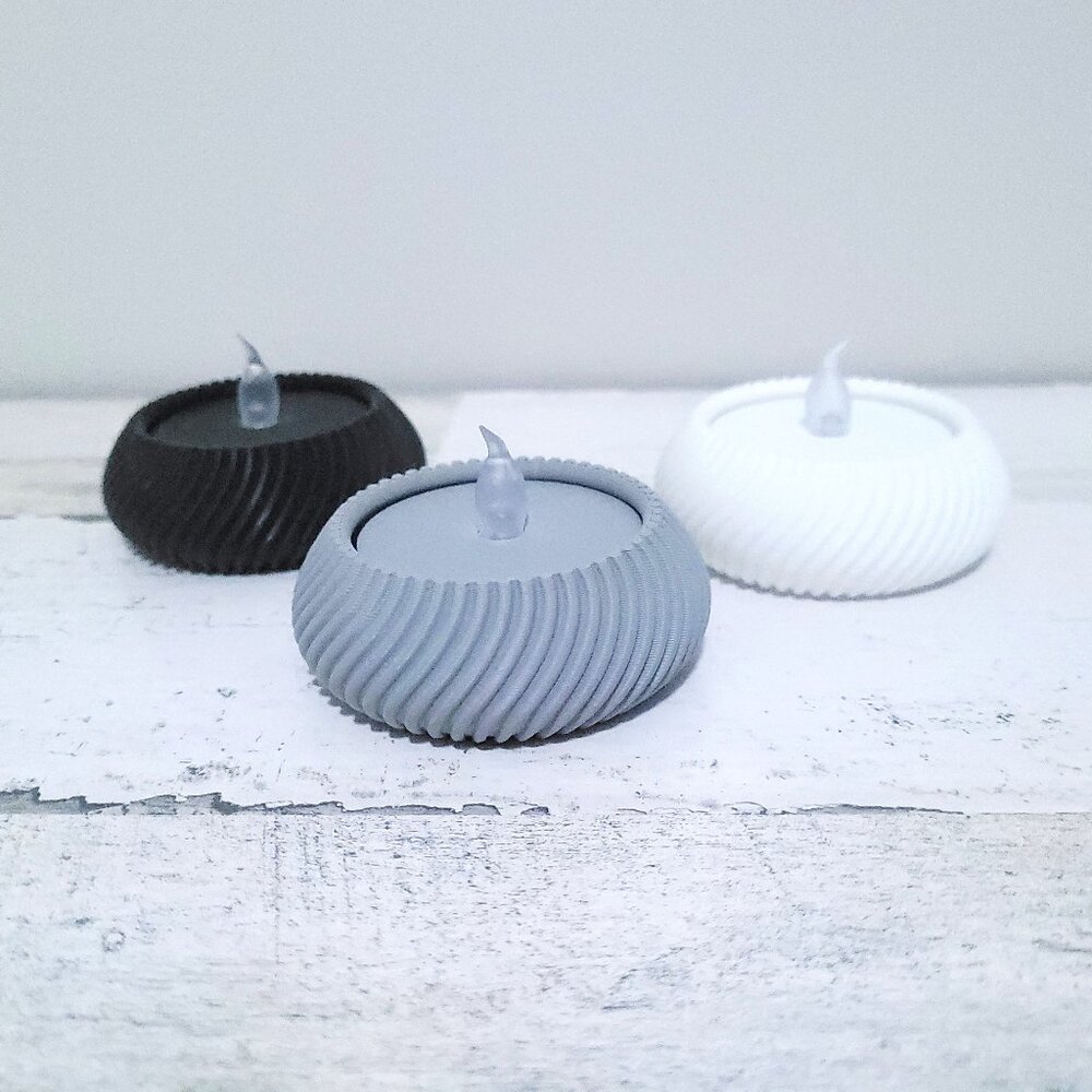 3 Minimalist Tealight Holder Modern Candle Holder cozy ambiance